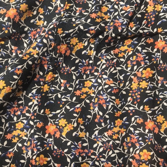 *3/$20!* Overalls Floral Print Black US XS - Picture 6 of 6